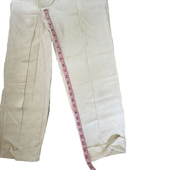 A New Day ~ Womens Ivory Pants ~ Cuffed hem ~ size 4 - Picture 5 of 7
